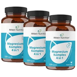 Dreierpack Magnesium Komplex 4 in 1 3X120 St