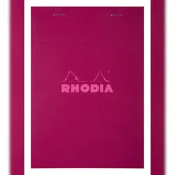 Rhodia 10x Rhodia gehefteter Block, COULEURS N°12 - 8,5x12 cm, 80 Blatt kariert, mikroperforiert, Einbände farbig sortiert - Sortiert 12295C