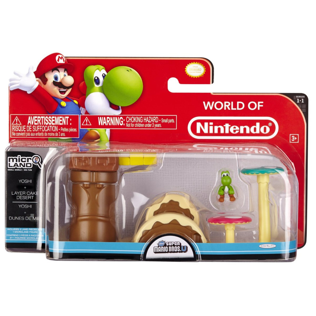 Jakks Pacific Nintendo W1 Desert Yoshi 3-delige taartdecoratieset