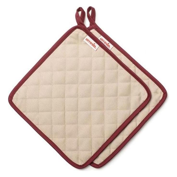 Omnia Topflappen Topflappen 2-er Set (Baumwolle (CO), Polyester (PES)) (OMNIA-132)