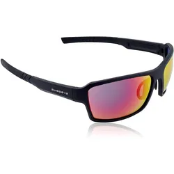 Swiss Eye, Herren, Sportbrille, Herren Freestyle Sonnenbrille (Schwarz, Black Matt, smoke BR revo), Schwarz