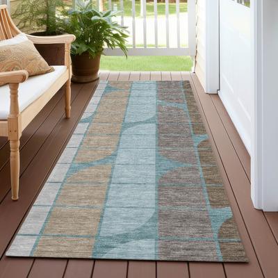 Addison Rugs Machine Washable Indoor/ Outdoor Modern Finch Chantille Rug