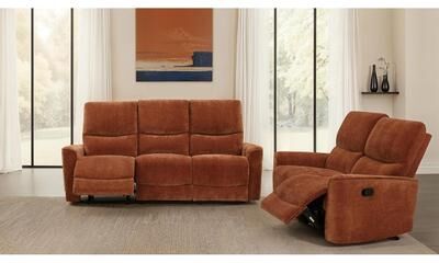 Coaster Navarro Upholstered Reclining Sofa Set
