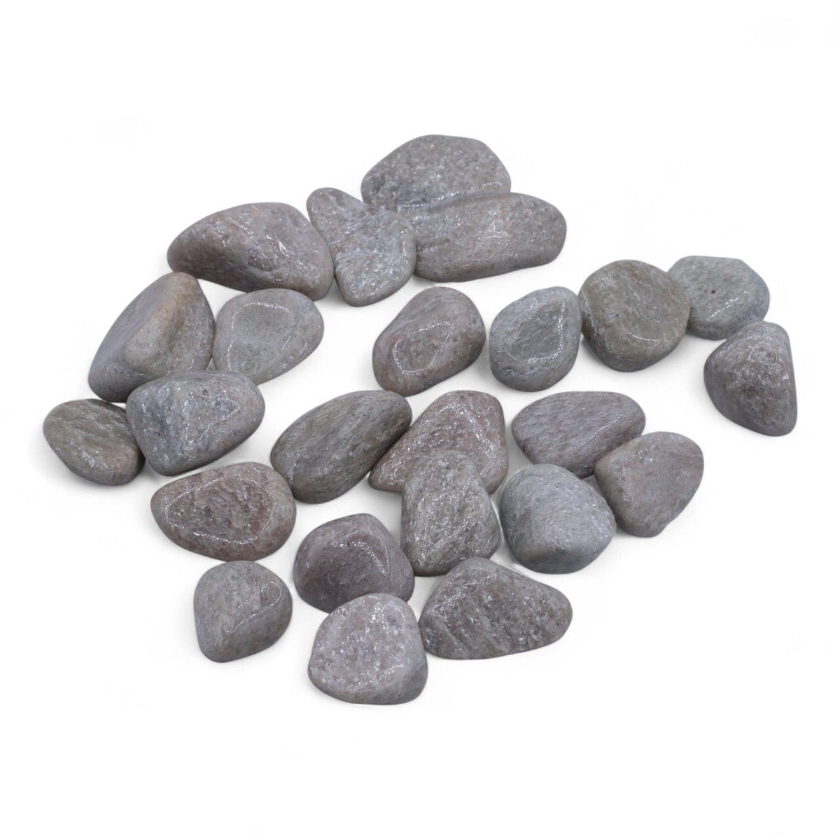 Ancient Wisdom Pack van 24 White Aventurine Tumble Stones L