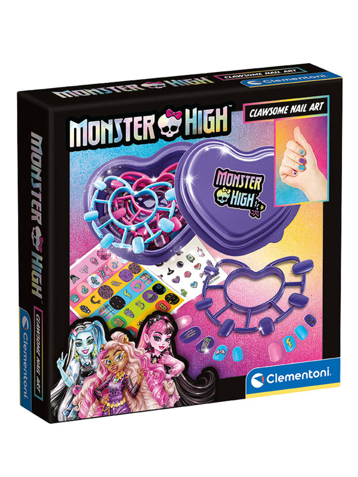 Clementoni Nagelset "Monster High - Dunkle Nagelkunst" - ab 6 Jahren - onesize
