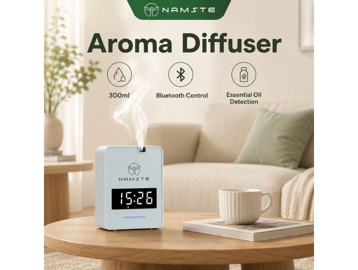 Diffuseur de parfum NAMSTE pour la maison, couverture 1000m³, contrôle Bluetooth pour hôtels et systèmes CVC, diffuseurs d'huiles essentielles, purificateur d'air, machine d'aromathérapie