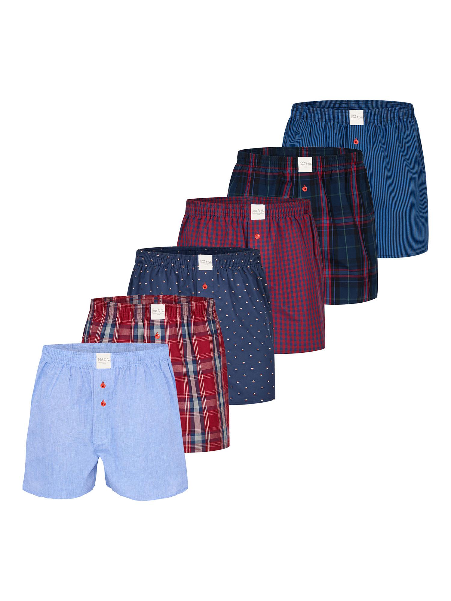 Phil & Co. Berlin Herren Retro Boxer ClassicsRetroshorts, Vintage Boxer, Klassische Boxer