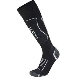 WAPITI Ski W08 Merino Seide - Skisocken, Größe 39-41 in Schwarz Schwarz