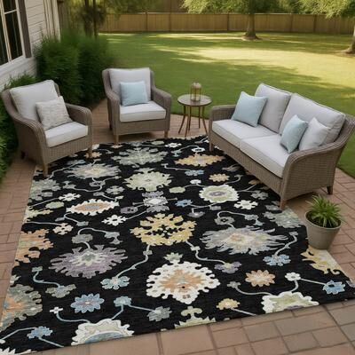 Addison Rugs Machine Washable Indoor/ Outdoor Traditonal Delhi Chantille Rug