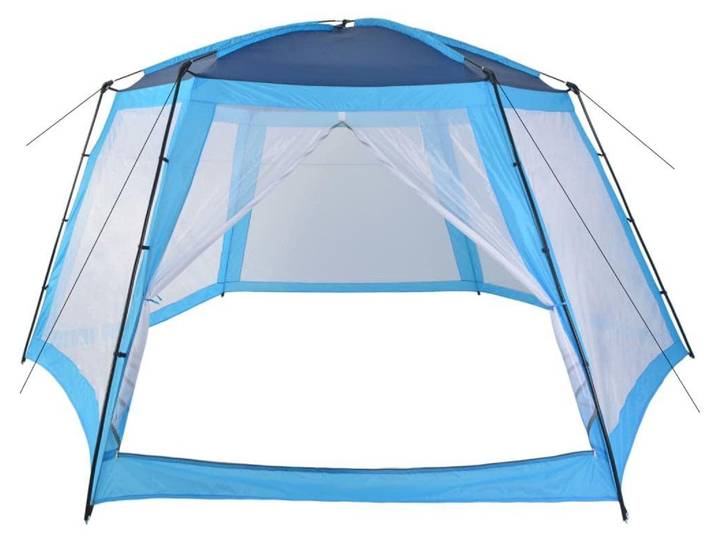vidaXL Pool-Zelt 590x520x250 cm Blau