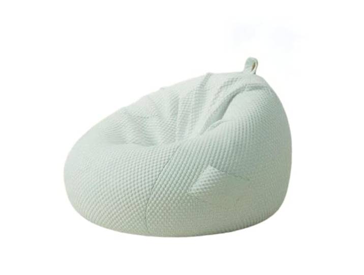 Xumh2024-3 Sitzsack Sitzsack-Stuhl mit Gepunkteter Textur, gemütliches Sofa Tasche for Wohnzimmer und Schlafzimmer(Green,Klein)