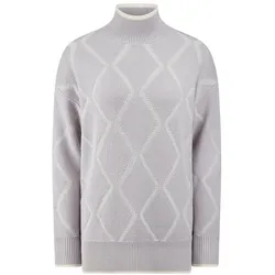 Long-Strickpullover BASLER grau, 38