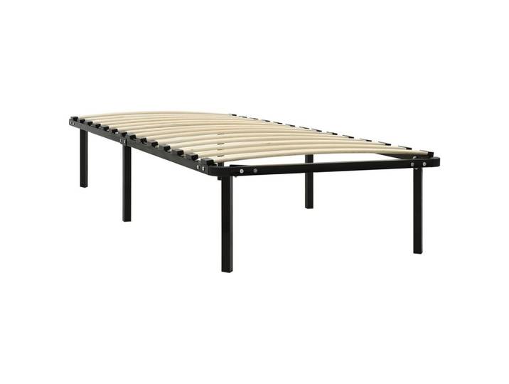 vidaXL Bett Bettgestell Schwarz Metall 100 × 200 cm