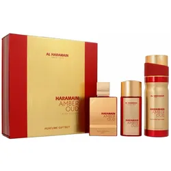 Al Haramain, Beauty Geschenkset, Amber Oud Ruby Edition Unisex EDP Spray (Parfum Set)