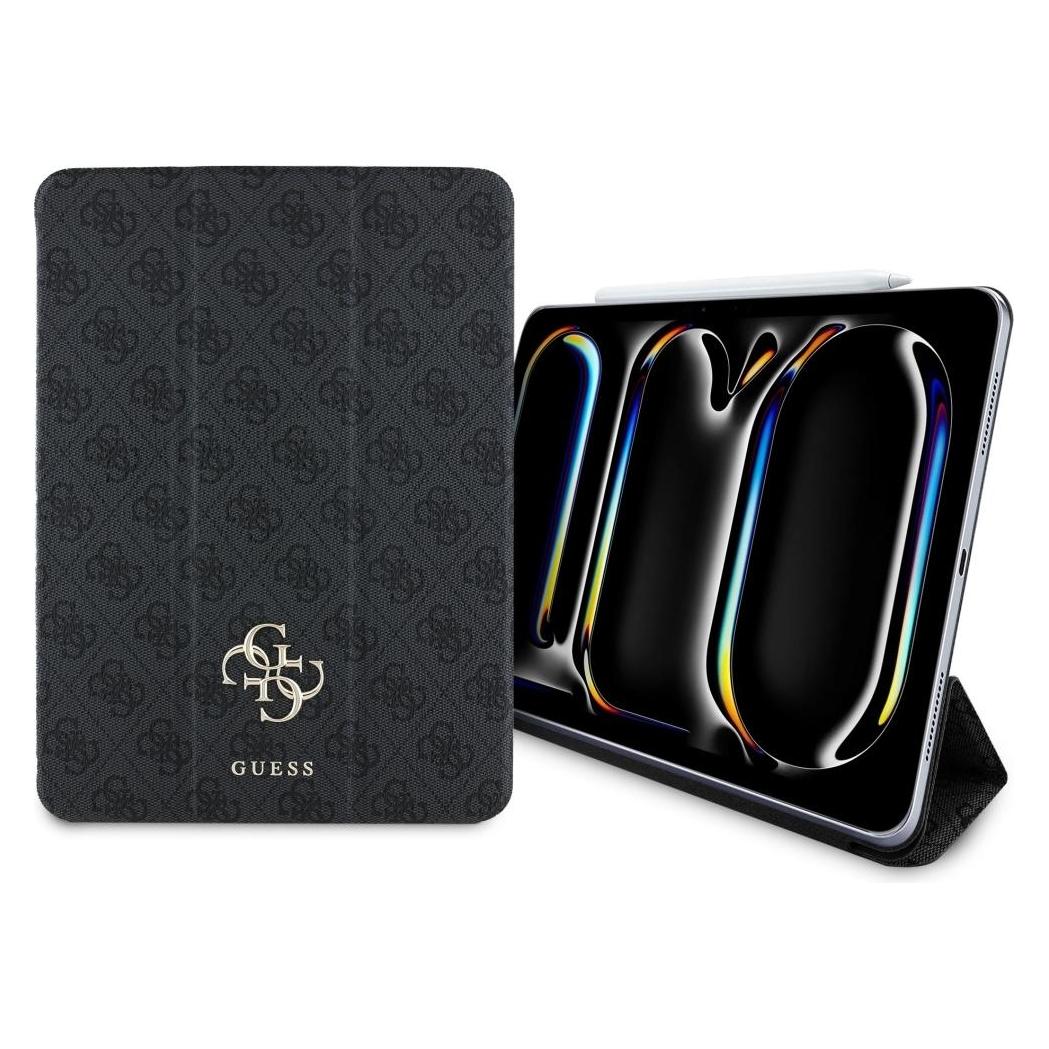 Guess 4G Big Logo Magnetic Case für Apple iPad Pro 11 (2024) - black (Apple iPad Pro 11 2024, Apple iPad Pro 11 2025) (GUFC11PM24PS4SGK)