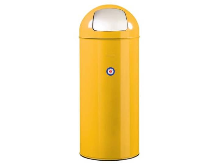 ROSSIGNOL Poubelle de cuisine\, Poubelle 45L\, Poubelle push\, Fabrication française\, Poubelle avec couvercle à trappe\, Seau intérieur amovible avec anse VINTAGE