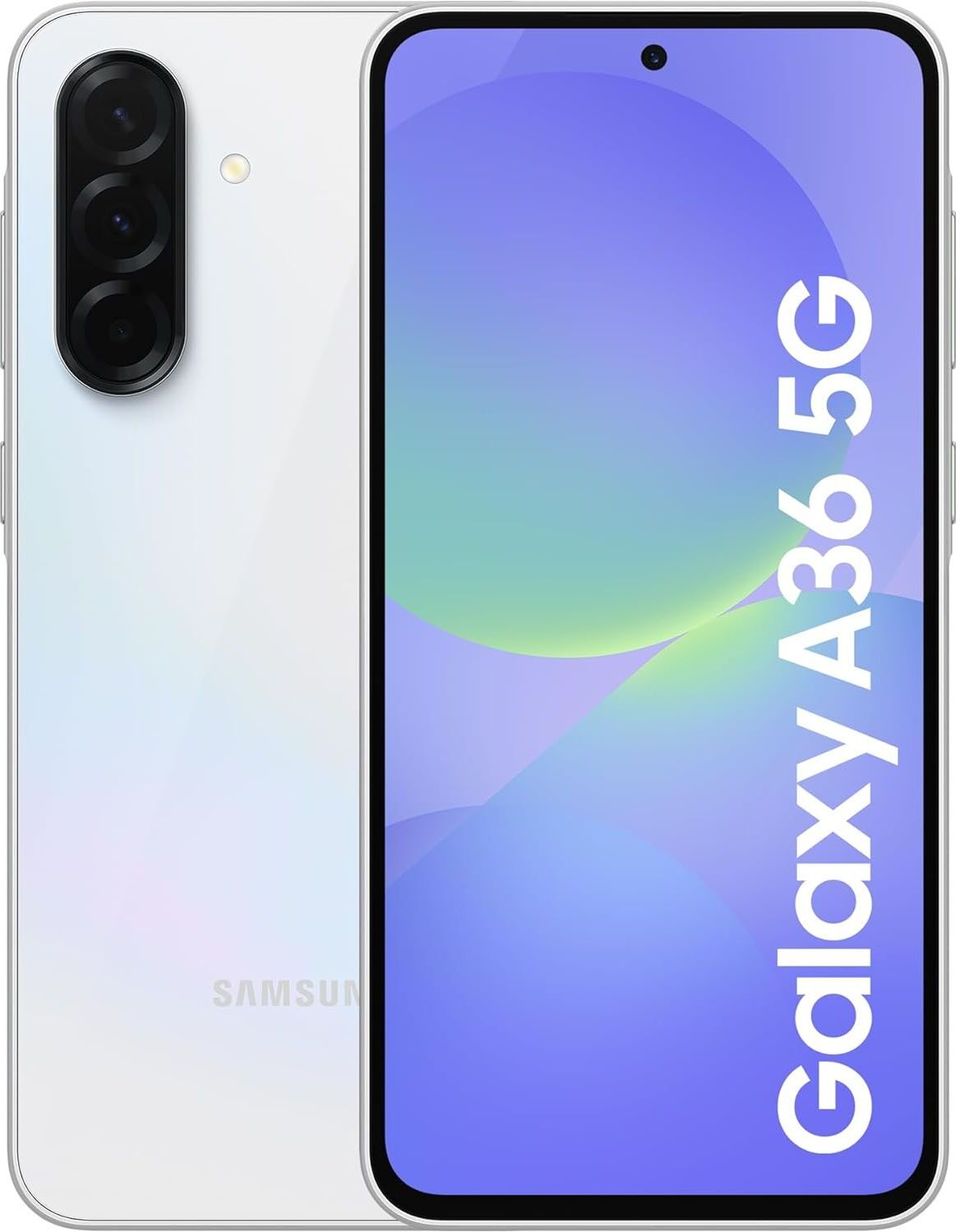 SAMSUNG Galaxy A36 5G 128GB 6GB Awesome White SIM-Free Unlocked Mobile Phone (International Model), New