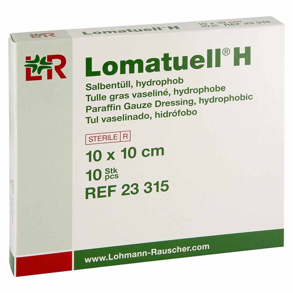 Lohmann & Rauscher GmbH & Co.KG Lomatuell H Salbentüll 10x10 cm st.23315 03275602