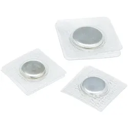 buttinette Magnet-Verschlüsse zum Einnähen, Größe: 15 + 19 mm Ø, Inhalt: 3 Stück