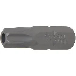 BGS Bit Länge 30 mm Antrieb Außensechskant 8 mm (5/16") T-Profil (für Torx) mit Bohrung T45 - 4445