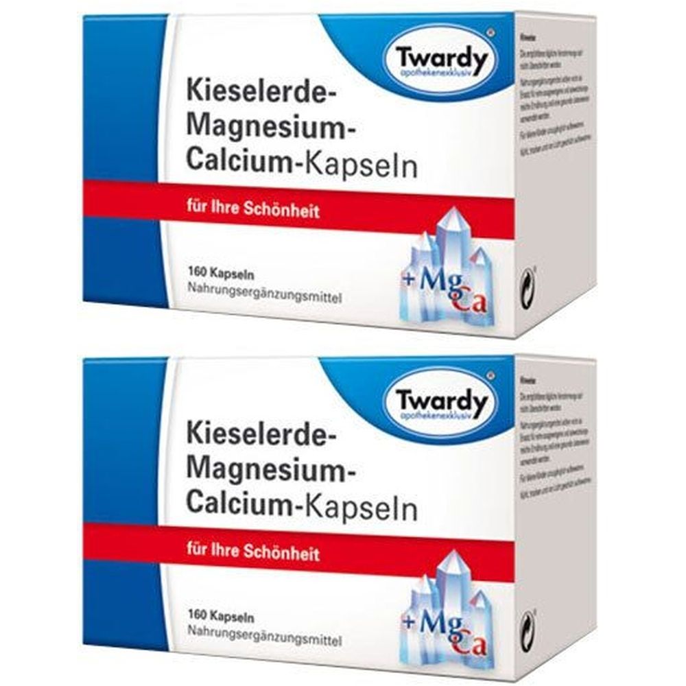 Kieselerde Magnesium Calcium Kapseln 2x 2x160 St