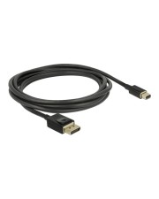 Delock Mini DisplayPort zu Kabel 8K 60 Hz 2 m DP zertifiziert Digital/Display/Video 2 m (84928)