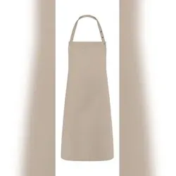 Bib Apron Press Stud Santorini: One Size / Sand