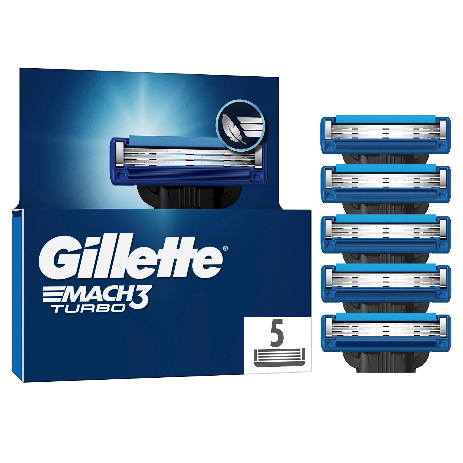 Gillette MACH3 TURBO Rasierklingen 5 St. 8700216503419