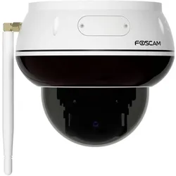 Foscam D8T white 4K 8MP Aussen-Überwachungskamera WLAN Dome IP66 PTZ WiFi 6 (3840 x 2160 Pixels), Netzwerkkamera, Weiss