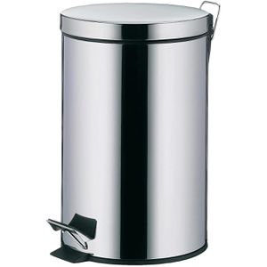 Kela Mülleimer Nila, 10925, silber, aus Edelstahl, 12 Liter