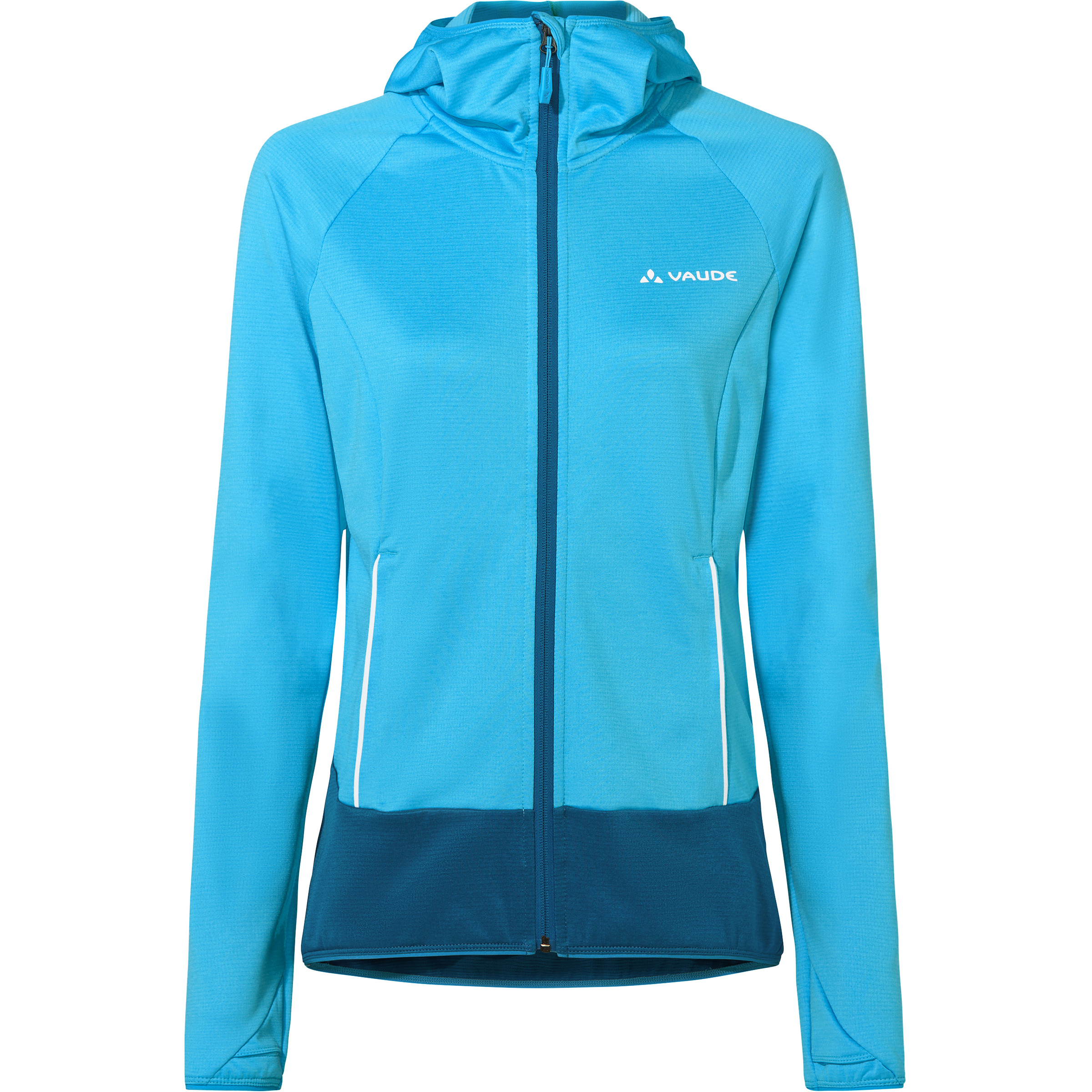 Vaude Tekoa Fleece II Damen Fleecejacke blau Größe L Trekking Widerstandsfähig