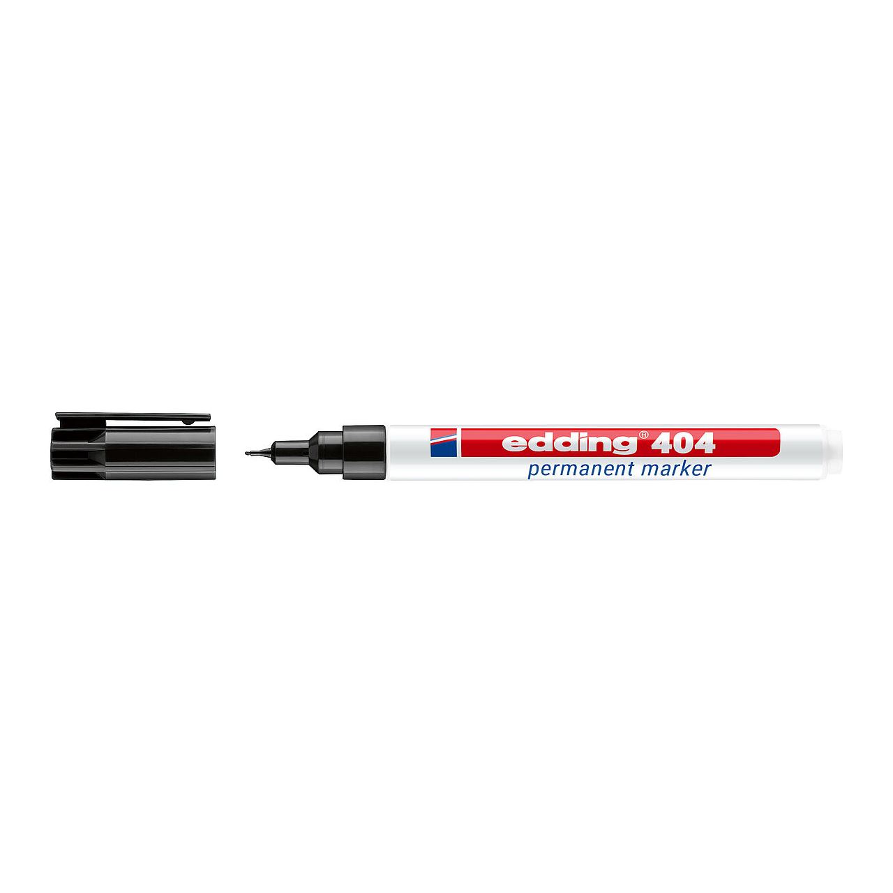 edding 404 Permanentmarker schwarz 0,75 mm, 10 St.