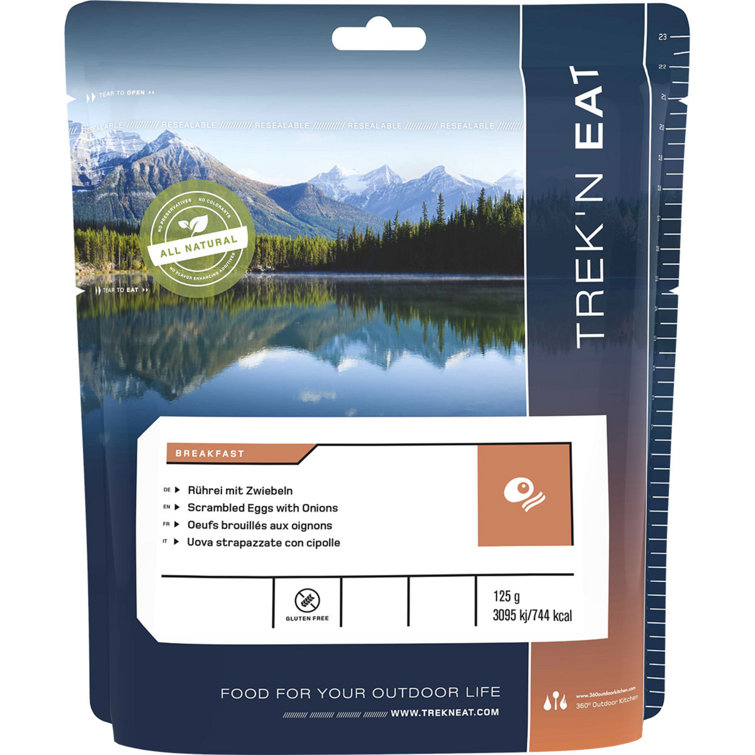 Trek'n Eat Rührei mit Zwiebeln Trekkingnahrung Größe 125G