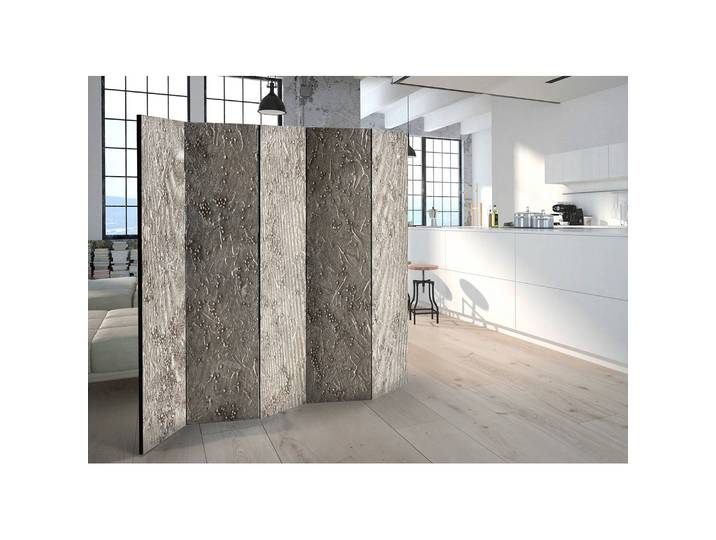 Paravent Silver Serenade Polaire Argenté 225 x 172 x 3cm