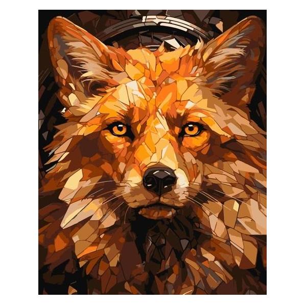 Qbee Malen nach Zahlen - Rotfuchs 40x50cm (58220629)