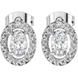 Jacques Lemans S-O246A Damen-Ohrringe Ohrstecker Edelstahl mit Zirkonia