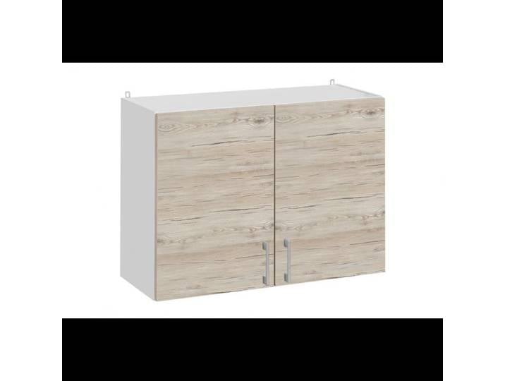 Meuble haut de cuisine Eco noyer Blanchi 2 portes L 80 cm - Cuisineandcie