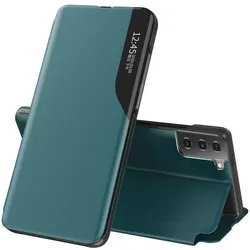 König Design Hülle Handy Schutz für Samsung Galaxy S21 Plus Case Cover Tasche Etuis Grün Neu (Samsung Galaxy S21+), Smartphone Hülle, Grün