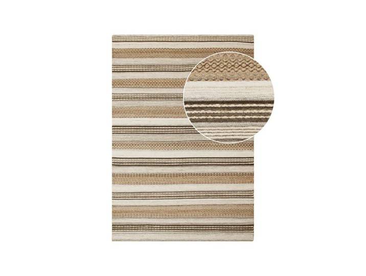 Tapis Morena en jute et laine tissé à la main naturel et gris 160x230 cm - Réf. VK8681847493457