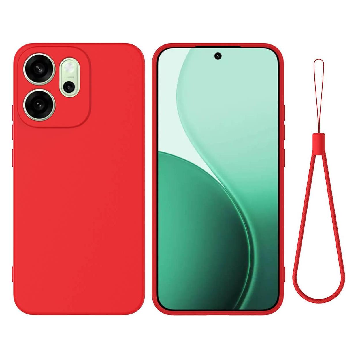 Cover-Discount OPPO Reno14 F - Silikon Gummi Hülle mit Riemen (Oppo Reno14 F) (71285015)