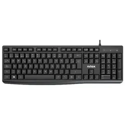 Nilox Spanische Tastatur mit schwarzem Kabel