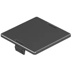 OBO 7407580 Leerplatzabdeckung für runde Öffnung Polyamid graphitschwarz RAL 9011 LP R  - 10 Stück