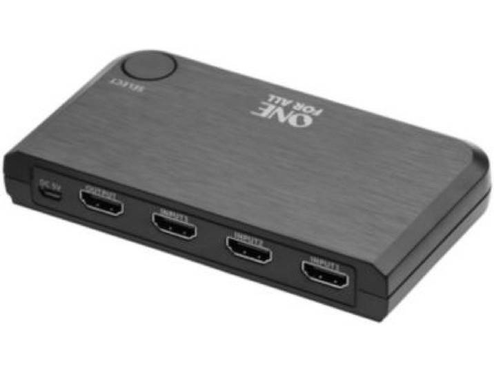 One For All - Switch Hdmi Hdmi Tv 3 Entrees 4k