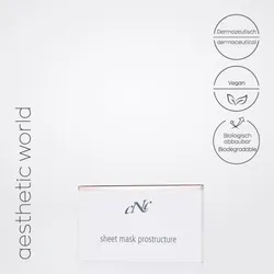 CNC Cosmetic aesthetic world sheet mask prostructure, 5 Stück
