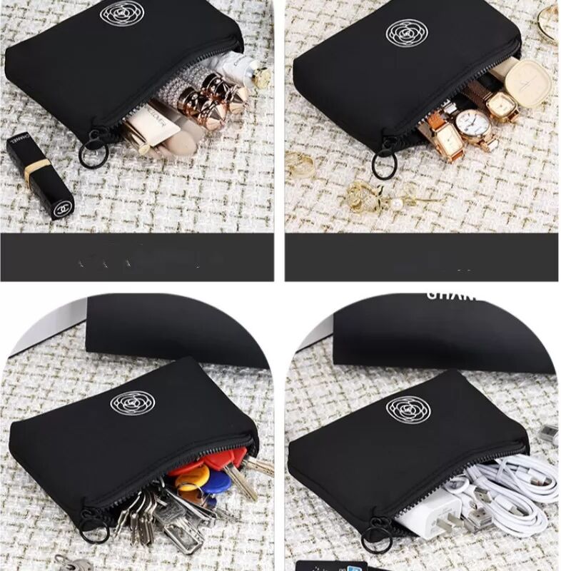 INF Reiseorganizer aus Segeltuch für Kosmetik, Handy, Uhr und Schlüssel