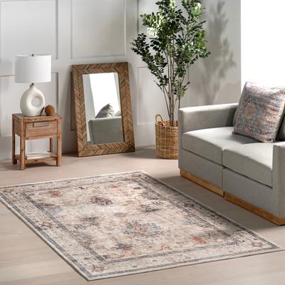 Nuloom Yanet Floral Traditional Area Rug