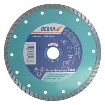 Dedra Turbo-Diamant-Schneidscheibe 180 mm/22,2 (H1103)