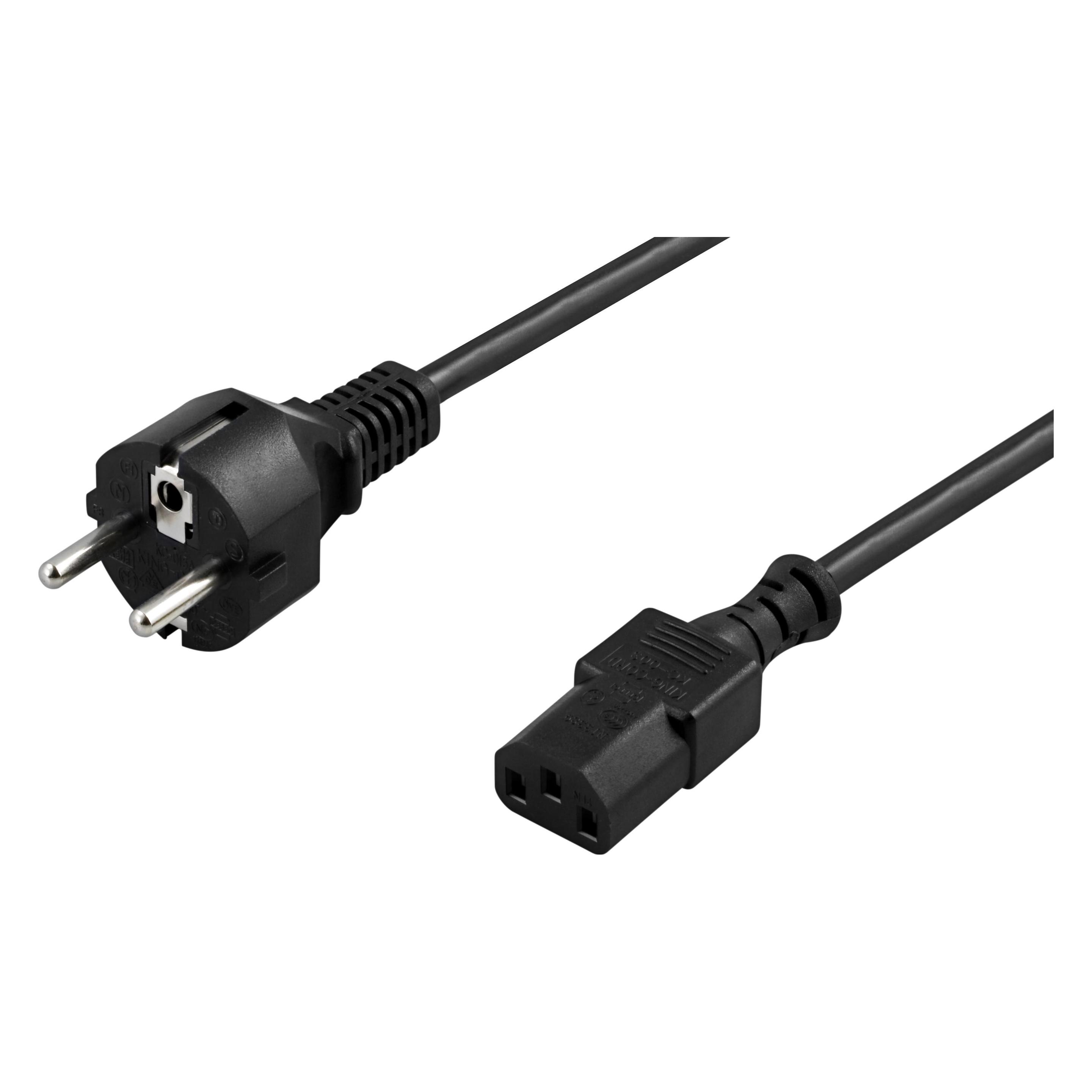 Deltaco DEL-111N - stromkabel - CEE 7 (10 m) (DEL-111N)