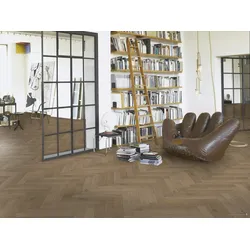 Parador Trendtime 3 Parkett Eiche Chalet Grau Living Plus extramatt lackiert Fischgrät 570x95x13 mm
