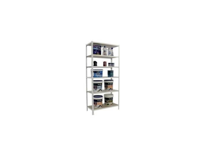 Étagère métallique 6 niveaux - SIMON RACK - KIT MADERCLICK MINI - 2500 x 800 x 300 mm - Blanc - Bois